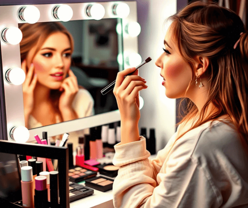 party look easy makeup tutorial